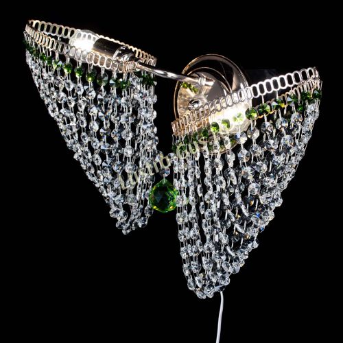 Бра Бутоны №2 зеленая в Самаре Гусь Хрустальный