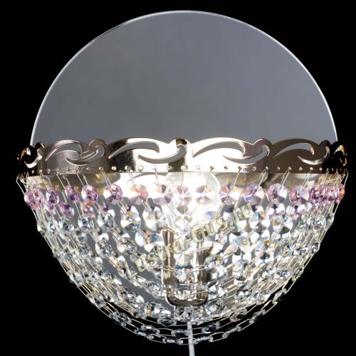 Бра Диана розовая в Самаре Гусь Хрустальный