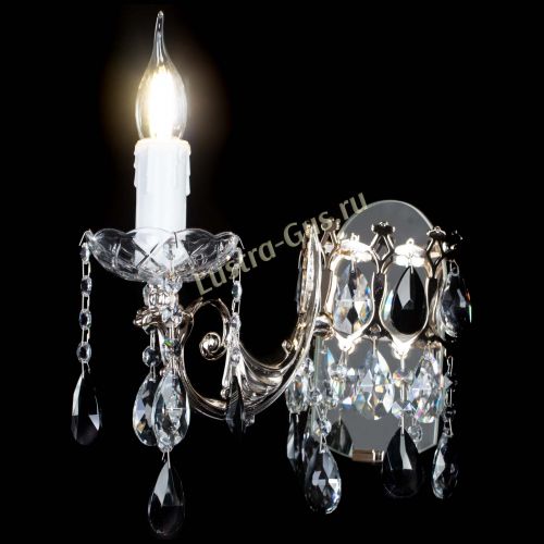 Бра Елизавета №1 мини черная в Самаре Гусь Хрустальный
