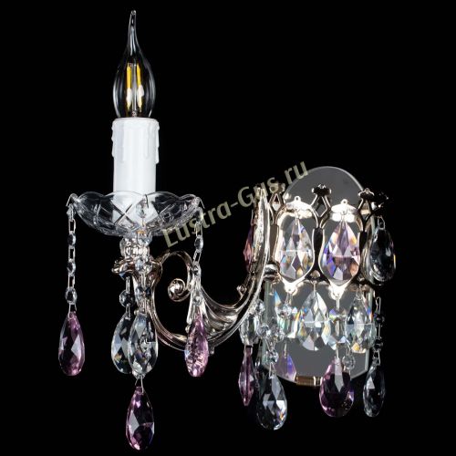 Бра Елизавета №1 мини синяя в Самаре Гусь Хрустальный