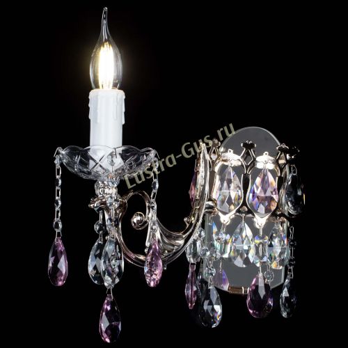 Бра Елизавета №1 мини синяя в Самаре Гусь Хрустальный