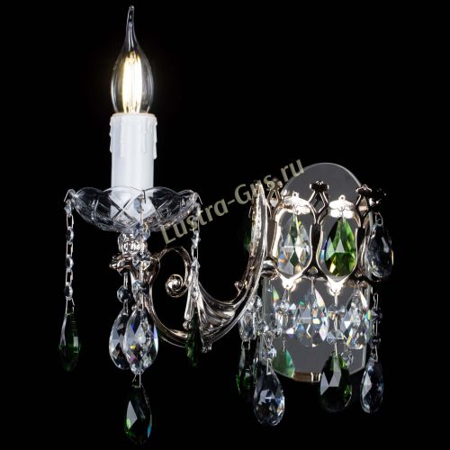 Бра Елизавета №1 мини зеленая в Самаре Гусь Хрустальный