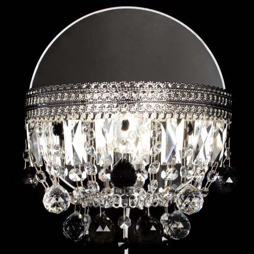 Бра Флоренция шар черная в Самаре Гусь Хрустальный