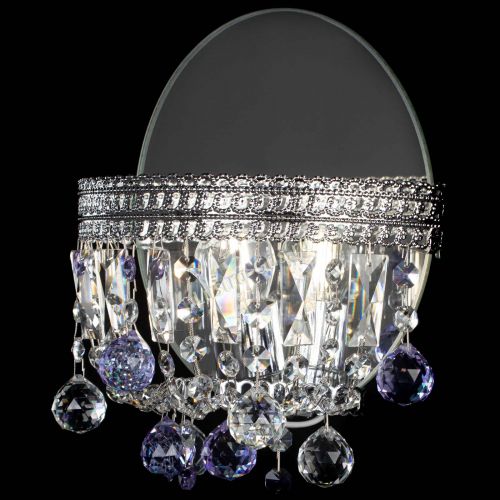 Бра Флоренция шар фиолетовая в Самаре Гусь Хрустальный