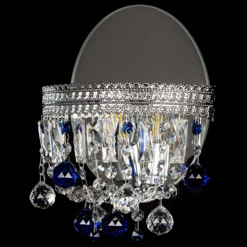 Бра Флоренция шар синяя в Самаре Гусь Хрустальный