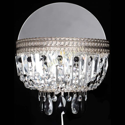 Бра Флоренция журавлик черная в Самаре Гусь Хрустальный