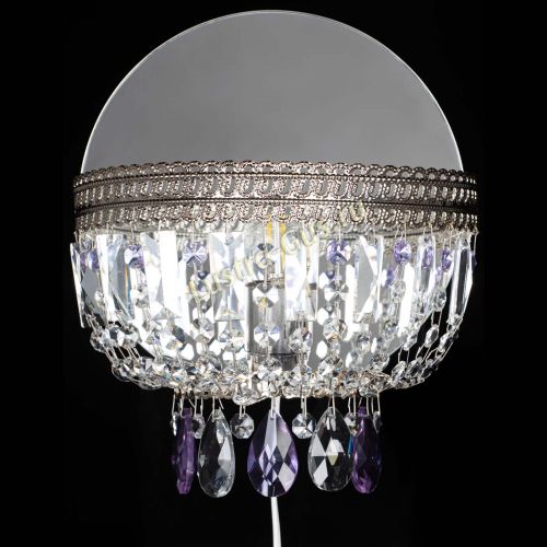 Бра Флоренция журавлик фиолетовая в Самаре Гусь Хрустальный