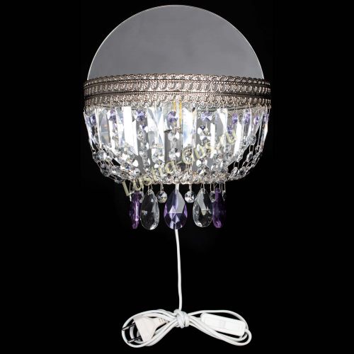 Бра Флоренция журавлик фиолетовая в Самаре Гусь Хрустальный