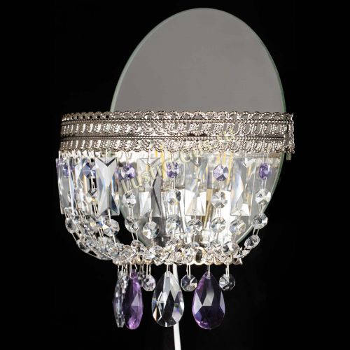 Бра Флоренция журавлик фиолетовая в Самаре Гусь Хрустальный