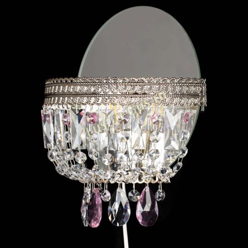 Бра Флоренция журавлик розовая в Самаре Гусь Хрустальный