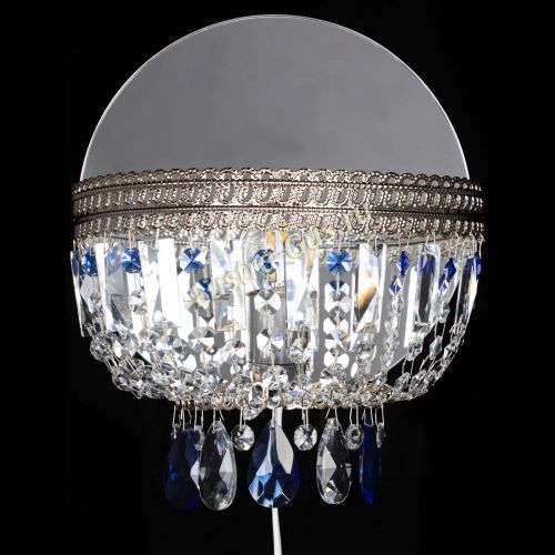 Бра Флоренция журавлик синяя в Самаре Гусь Хрустальный