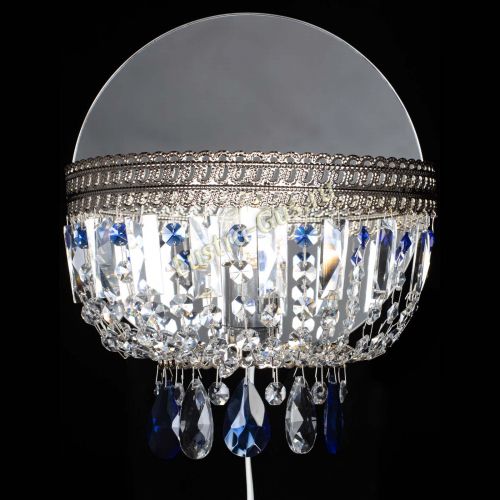 Бра Флоренция журавлик синяя в Самаре Гусь Хрустальный