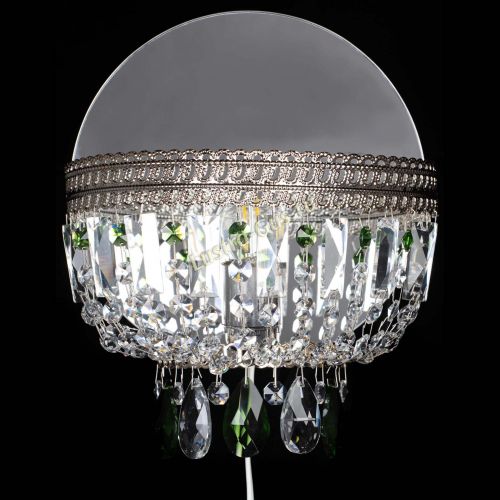 Бра Флоренция журавлик зеленая в Самаре Гусь Хрустальный