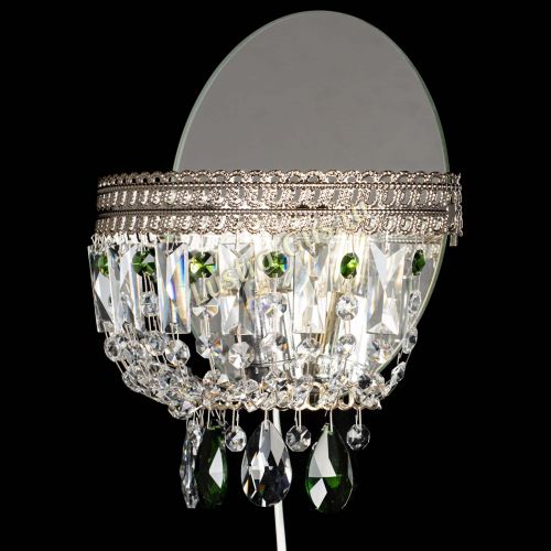 Бра Флоренция журавлик зеленая в Самаре Гусь Хрустальный