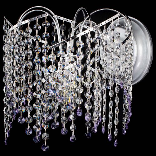 Бра Иволга №2 фиолетовая в Самаре Гусь Хрустальный