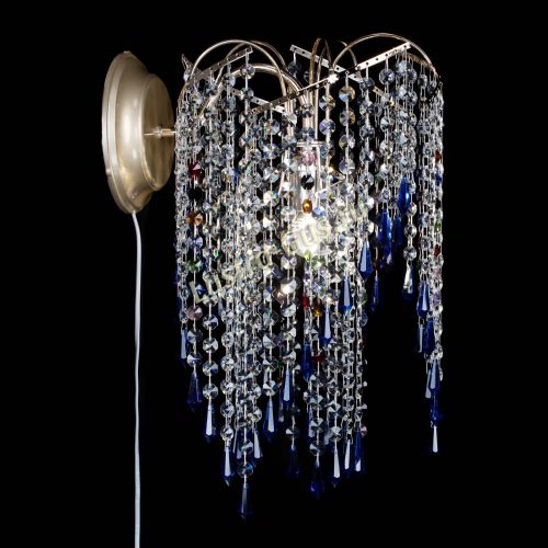 Бра Иволга №3 синяя в Самаре Гусь Хрустальный