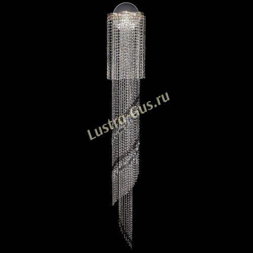 Бра Камелия №1 каскад черная в Самаре Гусь Хрустальный
