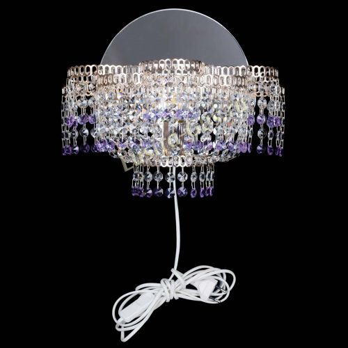 Бра Камелия обтикон Фиолетовая в Самаре Гусь Хрустальный