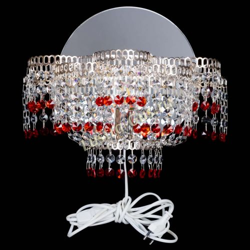 Бра Камелия обтикон Красная в Самаре Гусь Хрустальный