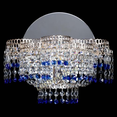 Бра Камелия обтикон Синяя в Самаре Гусь Хрустальный