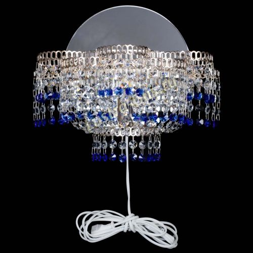 Бра Камелия обтикон Синяя в Самаре Гусь Хрустальный