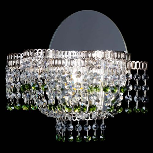 Бра Камелия обтикон Зеленая в Самаре Гусь Хрустальный