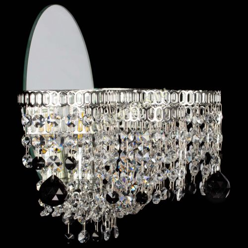 Бра Камелия шар черная в Самаре Гусь Хрустальный