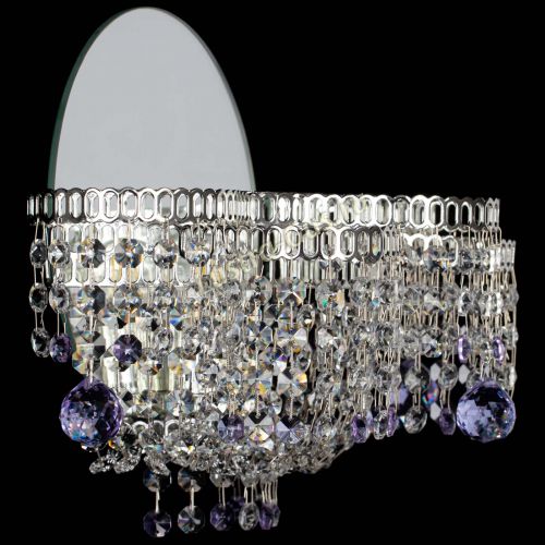 Бра Камелия шар фиолетовая в Самаре Гусь Хрустальный