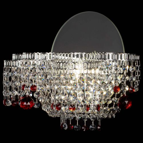 Бра Камелия шар красная в Самаре Гусь Хрустальный