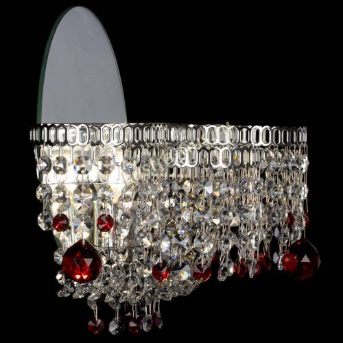 Бра Камелия шар красная в Самаре Гусь Хрустальный