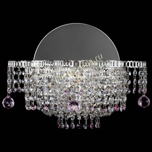 Бра Камелия шар розовая в Самаре Гусь Хрустальный