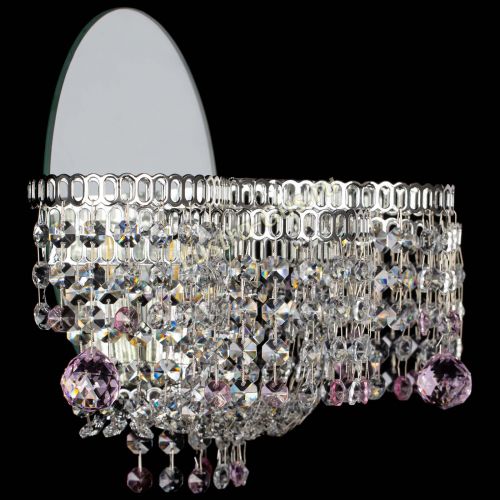 Бра Камелия шар розовая в Самаре Гусь Хрустальный