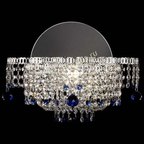 Бра Камелия шар синяя в Самаре Гусь Хрустальный