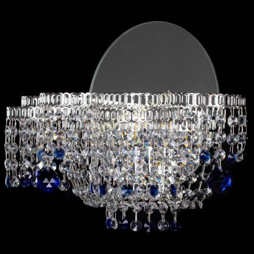 Бра Камелия шар синяя в Самаре Гусь Хрустальный