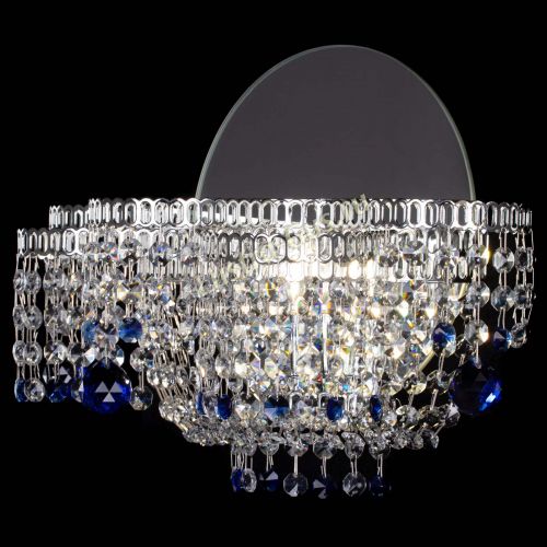 Бра Камелия шар синяя в Самаре Гусь Хрустальный