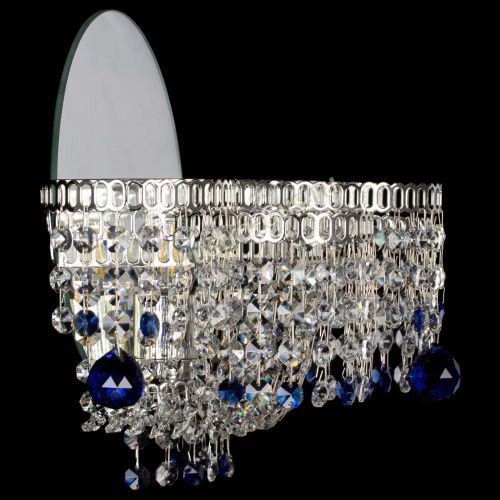 Бра Камелия шар синяя в Самаре Гусь Хрустальный