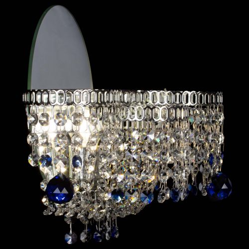 Бра Камелия шар синяя в Самаре Гусь Хрустальный