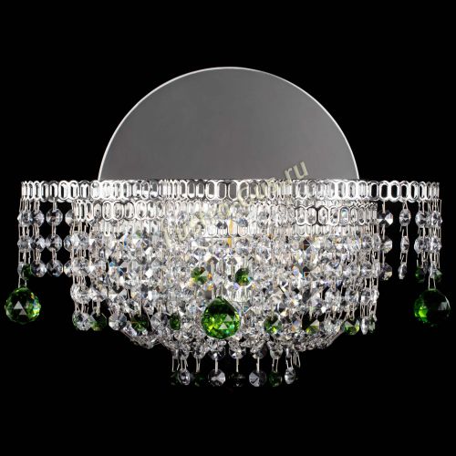 Бра Камелия шар зеленая в Самаре Гусь Хрустальный