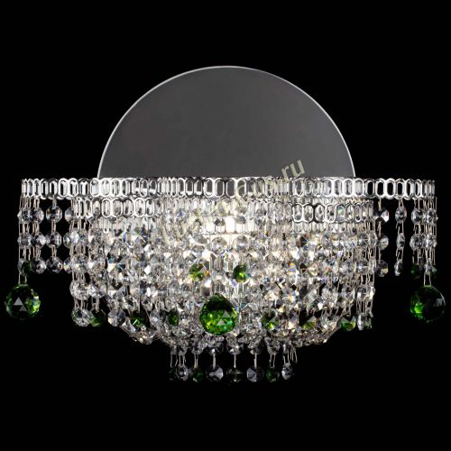 Бра Камелия шар зеленая в Самаре Гусь Хрустальный