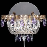 Бра Камея Флора фиолетовая в Самаре