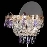 Бра Камея Флора фиолетовая в Самаре