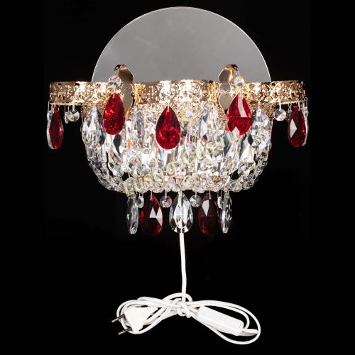 Бра Камея Флора красная в Самаре Гусь Хрустальный