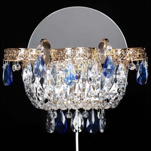 Бра Камея Флора синяя в Самаре Бра Камея Флора синяя в Самаре