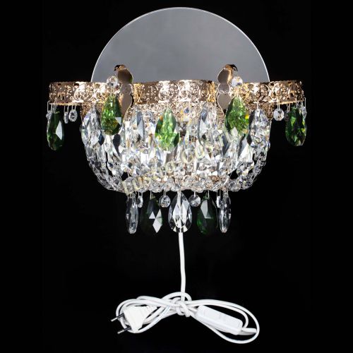 Бра Камея Флора зеленая в Самаре Гусь Хрустальный