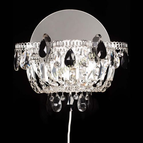 Бра Камея черная в Самаре Гусь Хрустальный