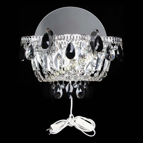 Бра Камея черная в Самаре Гусь Хрустальный