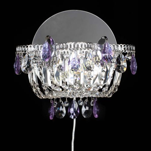 Бра Камея фиолетовая в Самаре Гусь Хрустальный