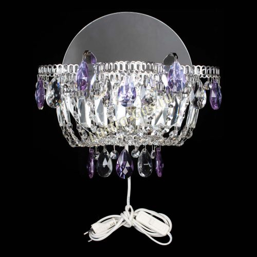 Бра Камея фиолетовая в Самаре Гусь Хрустальный