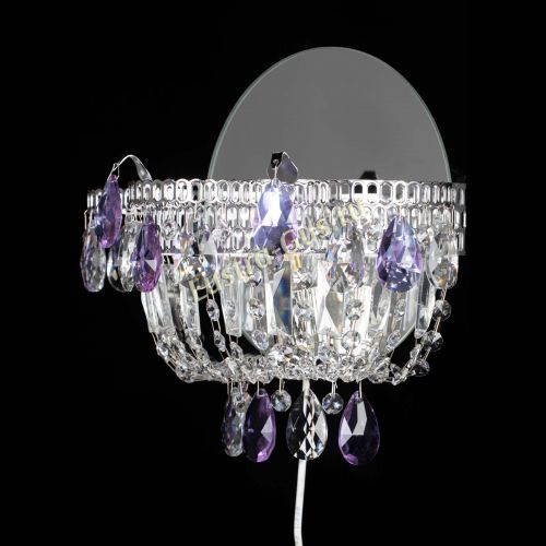 Бра Камея фиолетовая в Самаре Гусь Хрустальный