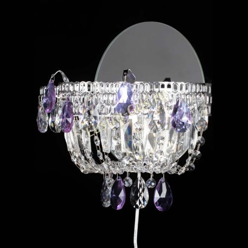 Бра Камея фиолетовая в Самаре Гусь Хрустальный